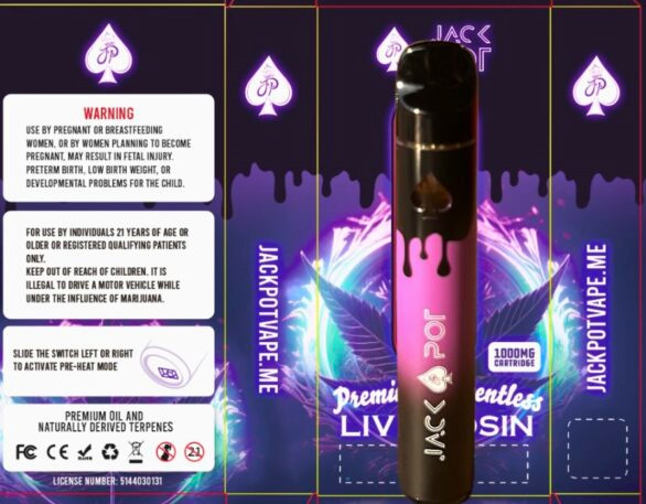 Live Rosin Disposable Vapes 1ml - Sunset Sherbet (Hybrid)